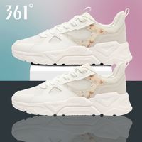 百亿补贴：361° 户外休闲鞋女鞋2026秋季新款正品云舒潮轻便透气网面运动鞋女