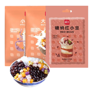 展艺 芋圆蜜豆组合装 500g*3袋 蛋糕糕点配料