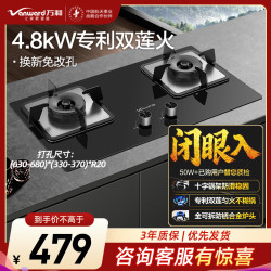 万和 燃气灶4.8kW大火力 JZY-B9L50（液化气）