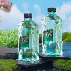 斐矿 新品镜湖四季500ml*12瓶长白山天然矿泉水（4款颜色可选）