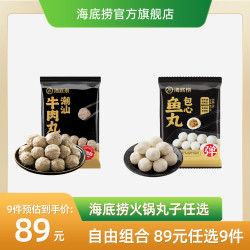 海底捞 牛肉丸火锅丸子套餐生鲜冷冻涮锅火锅丸料食材 潮汕牛肉丸