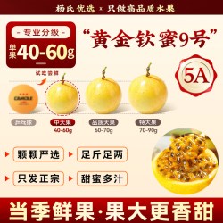 阳山 广西百香果黄金钦蜜9号5斤包邮特大果当季现摘新鲜水果钦密旗舰店