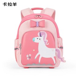 卡拉羊 幼儿园双肩包可爱小童书包耐脏减负抑菌卡通轻便学龄前背包