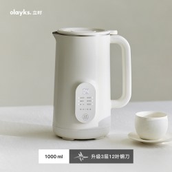 欧莱克 立时晨露破壁机豆浆机家用全自动轻音无渣新款小型迷你米糊