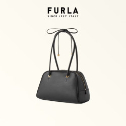 FURLA 【可拆卸蝴蝶结】POPPY简约设计手提单肩腋下女包 中号