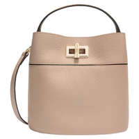 FURLA AMELIA系列 牛皮材质 裸粉色 MINI 女士手提斜挎包