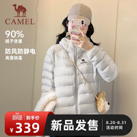骆驼 泡芙羽绒服/冬新款男女装宽松休闲防风小个子蓬松90鸭绒轻薄外套