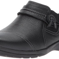Clarks 女式 Cheyn Madi 一脚蹬乐福鞋 黑色 38 (7.5 US)
