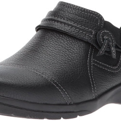 Clarks 女式 Cheyn Madi 一脚蹬乐福鞋 黑色 38 (7.5 US)