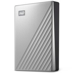 西部数据 My Passport Ultra 适用于 Mac Silver 便携式外置硬盘