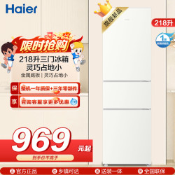 海尔 冰箱BCD-218LHC300GL