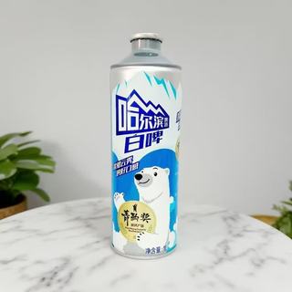 哈尔滨啤酒 冰纯小麦白啤酒 1000ml*2听