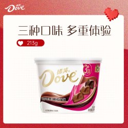 德芙 巧克力分享装 3口味 249g（什锦牛奶14g*6个+榛仁葡萄干13.5g*6个+香浓黑巧克力14g*6个）