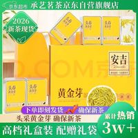 承艺 黄金芽茶叶特级绿茶2026新茶安吉白茶茶叶礼盒高档