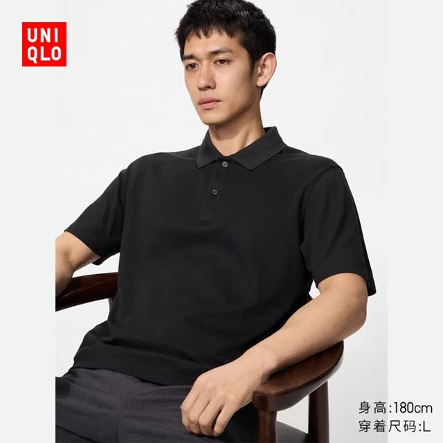 优衣库 POLO衫 09 黑色