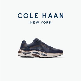 COLE HAAN 男士老爹鞋 牛皮革休闲运动鞋