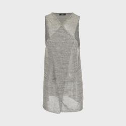 Massimo Dutti 女式潮流拼色时髦V领针织背心