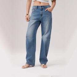 Levi's 李维斯冰酷系列26年春夏新款女士凉感防晒高腰牛仔弯刀裤