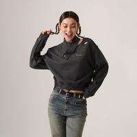 Levi's 李维斯春季女士简约百搭针织休闲卫衣002YW