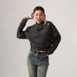 Levi's 李维斯春季女士简约百搭针织休闲卫衣002YW