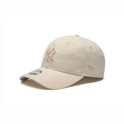 NEW ERA MLB刺绣小标弯檐帽简约时尚百搭女款920帽子