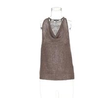 Massimo Dutti 女式时尚潮流日常简约百搭休闲纯色针织背心无袖