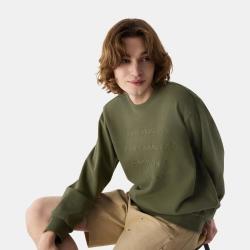 Gap 男女装春款法式圈织刺绣logo休闲卫衣美式上衣721100