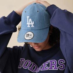 NEW ERA MLB水洗牛仔棒球帽复古刺绣男女同款CC940帽子