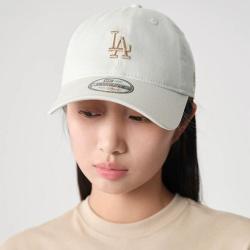 NEW ERA MLB系列920软顶棒球帽LA情侣同款户外休闲弯檐帽子