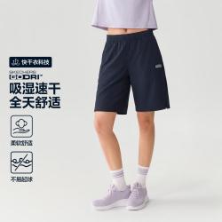 斯凯奇 吸湿速干 女士运动短裤