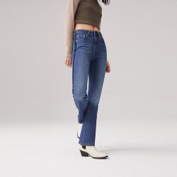 Levi's 李维斯女士725人鱼高腰微喇美式复古牛仔裤