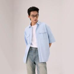 Levi's 李维斯26春夏新款男士复古工装短袖衬衫005GI