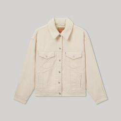 Levi's 李维斯秋季女士宽松美式复古仿羊羔绒外套