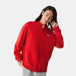 Gap 男女装春款刺绣logo半拉链翻领卫衣休闲上衣721286