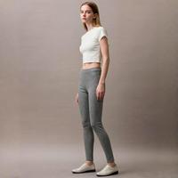 Massimo Dutti 女士高腰贴身塑性针织休闲长裤