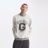 Gap 男女装春款毛圈布大G刺绣logo撞色卫衣休闲上衣639349
