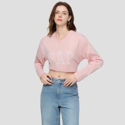 Gap 男女装春款logo纯棉宽松圆领长袖T恤休闲上衣786274