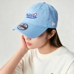 NEW ERA 刺绣小标软顶简约潮流弯檐棒球帽男女同款情侣款920帽子