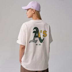 NEW ERA MLB腰果花系列街头潮流百搭T恤男女同款