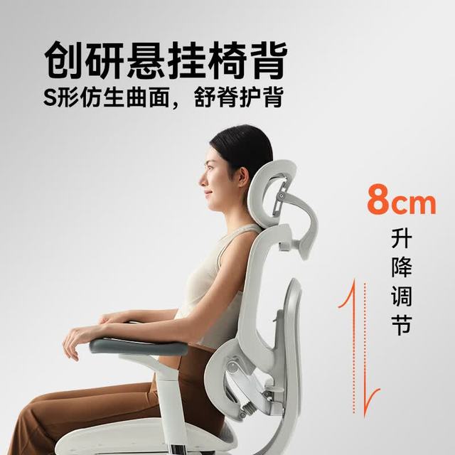西昊 C300 二代 Lite 人体工学椅电脑椅子电竞办公椅久坐人工力学座椅