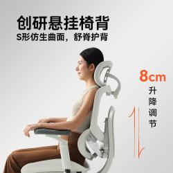 西昊 C300 二代 Lite 人体工学椅电脑椅子电竞办公椅久坐人工力学座椅