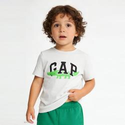 Gap 男幼童2026春季款纯棉创意印花短袖T恤儿童装美版887915