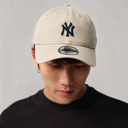 NEW ERA MLB刺绣小标汗带系列弯檐棒球帽男女款920帽子