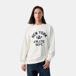 Gap 男女装春款字母logo圆领卫衣百搭简约情侣上衣721285