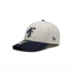 NEW ERA 刺绣字母中标拼色简约百搭弯檐棒球帽940帽子男女同款