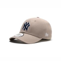 NEW ERA MLB棒球帽NY洋基队刺绣弯檐帽情侣款