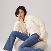 Levi's 李维斯冬季女士宽松薄款翻领韩系羽绒服