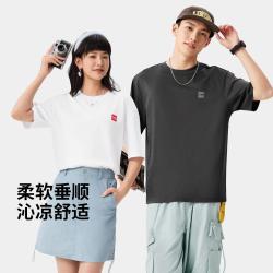 李宁 短袖运动T恤男女夏季清凉简约情侣装短T