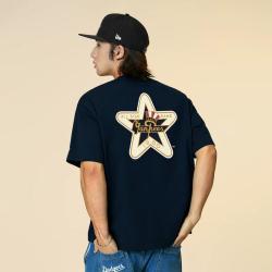 NEW ERA 春夏MLB NY男女情侣款潮牌时尚百搭圆领短袖t恤潮