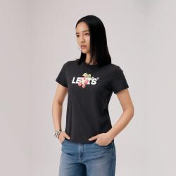 Levi's 李维斯26年春夏新款女士美式复古休闲LOGO印花针织短袖T恤